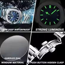 Luxury Stainless Steel Watch