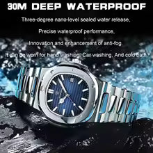 Luxury Stainless Steel Watch
